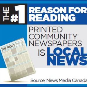 Printed community newspapers is local news